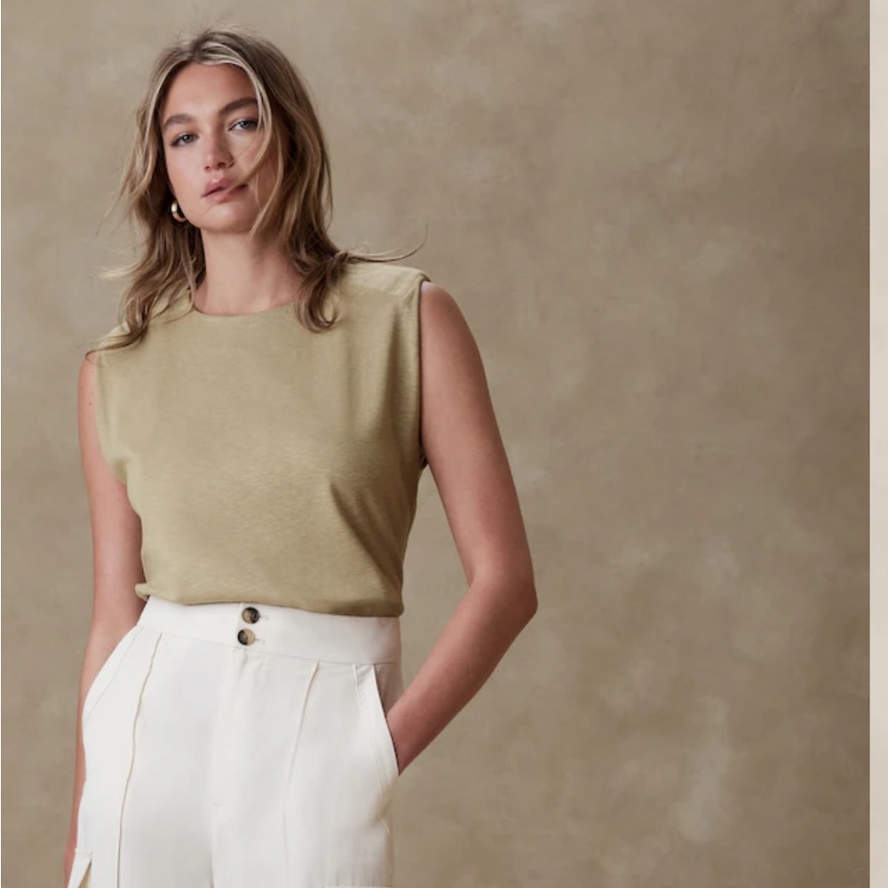Banana Republic SLUB TRAPUNTO T-SHIRT